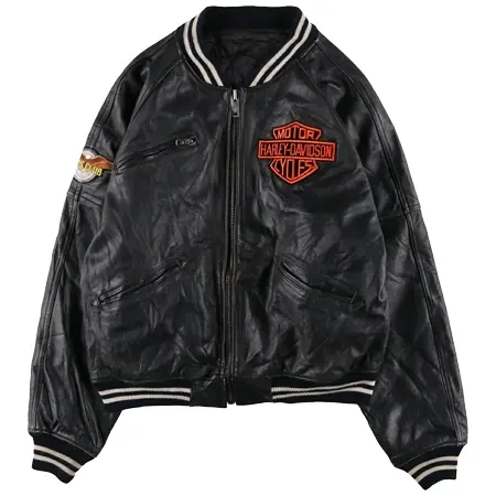 AVIREX(アヴィレックス) ヴィンテージ ハーレーダビッドソン レザーブルゾン