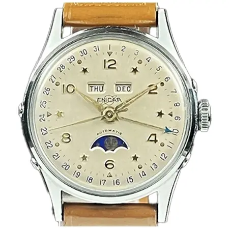 ENICAR(エニカ) ヴィンテージ 1950年代頃 TRIPLE CALENDAR MOON PHASE AUTOMATIC