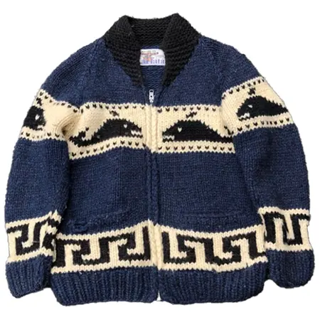 KANATA(カナタ) ヴィンテージ 80s-90s カウチンセーター クジラ