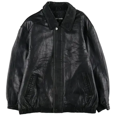 Pierre Cardin(ピエールカルダン) ヴィンテージ レザーブルゾン