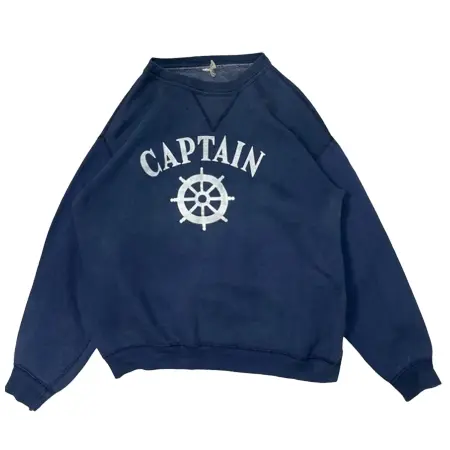 RUSSEL ATHLETIC(ラッセルアスレティック) CAPTAIN 前V スウェットシャツ