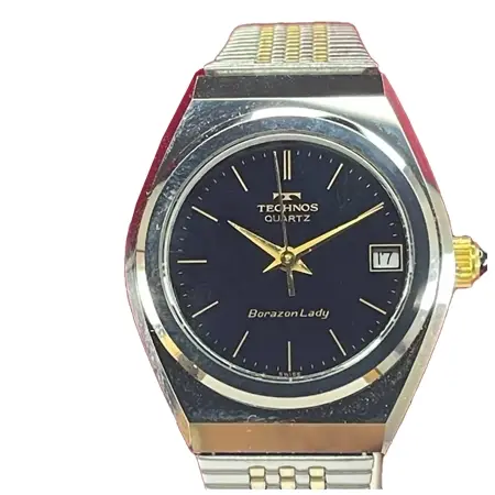 TECHNOS(テクノス) ヴィンテージ 1980年代製 Borazon Lady QUARTZ