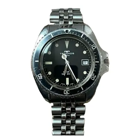 TECHNOS(テクノス) ヴィンテージ 1980年代製 SKY DIVER クオーツ