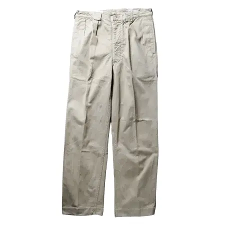 VINTAGE French ARMY(フランス軍) (ヴィンテージ フレンチアーミー) 50s Two-tuck Cotton Chino Pants