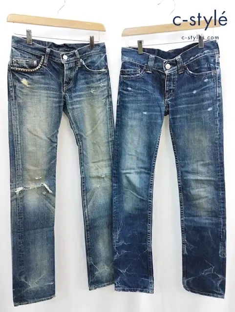 HYSTERIC GLAMOUR ヒステリックグラマー デニムパンツ XXS XS インディゴ 綿100％