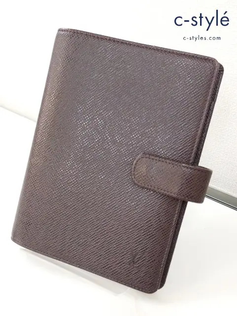 LOUIS VUITTON ルイヴィトン 手帳カバー ブラウン アジェンダPM タイガ 手帳ケース
