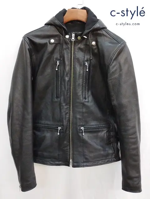 KADOYA カドヤ ジャケット L ブラック EURO CAPP-2 バイク用品 バイクウェア