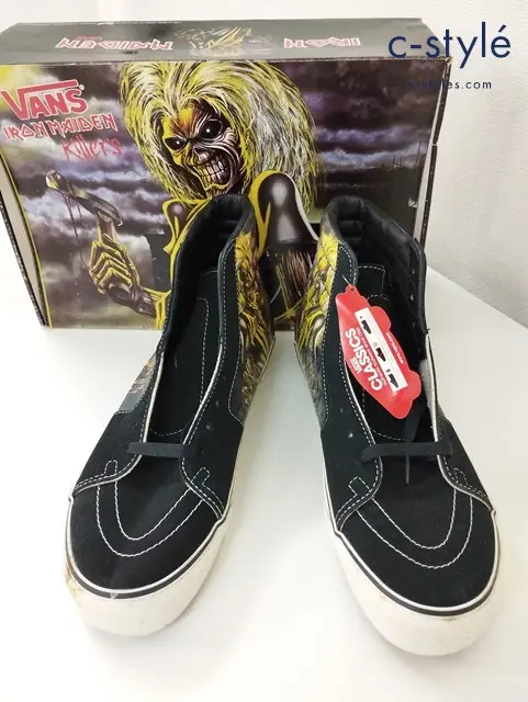 VANS×IRON MAIDEN ヴァンズ×アイアンメイデン スニーカー US9.5 ブラック系 SK8-Hi VN-0D5IAR5