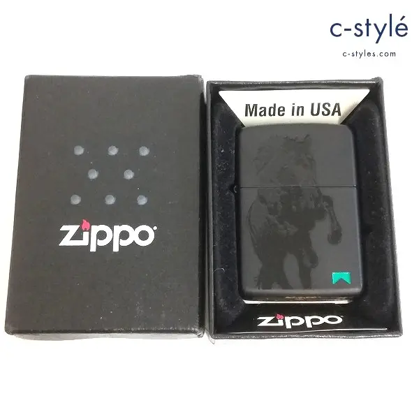 ZIPPO ジッポー マルボロブラックメンソール アーマー ブラックホース ブラック 2008 オイルライター