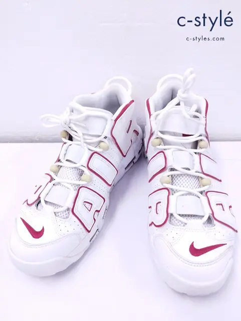 NIKE ナイキ スニーカー AIR MORE UPTEMPO 26.5ｃｍ ホワイト/バーシティ レッド-ホワイト 921948-102 靴