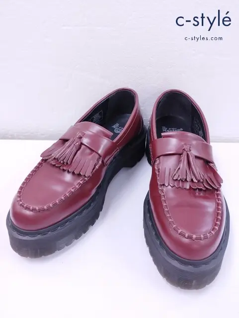 Dr.Martens ドクターマーチン タッセルローファー UK7 レッド系 MARLIE AW006 SI07P 靴 シューズ