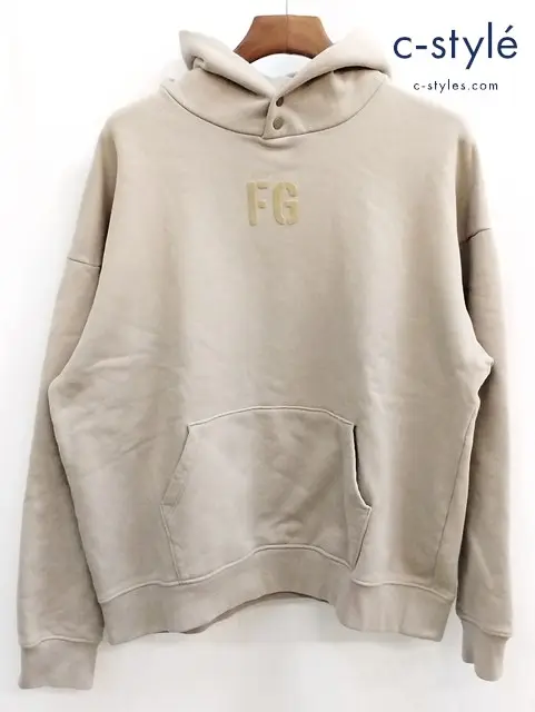 FEAR OF GOD フィアオブゴッド プルオーバーパーカー M ベージュ 7TH HOODIE FG