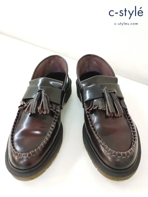 Dr.Martens ドクターマーチン タッセルローファー UK7 チェリーレッド ADRIAN シューズ 靴
