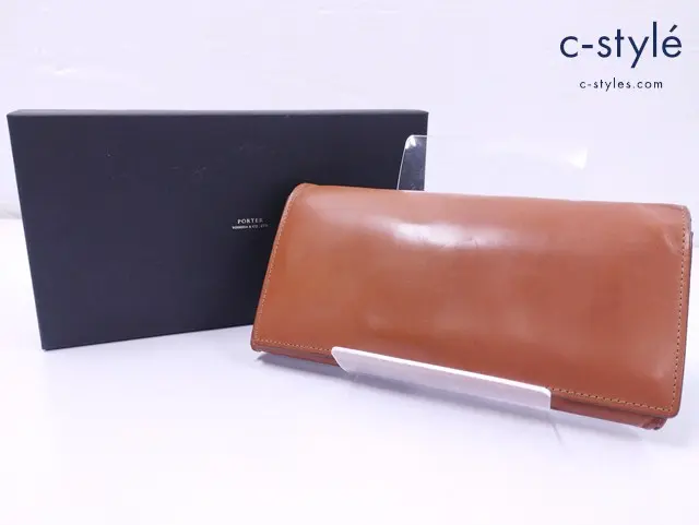 PORTER ポーター 長財布 キャメル系 BILL BRIDLE LONG WALLET ロングウォレット