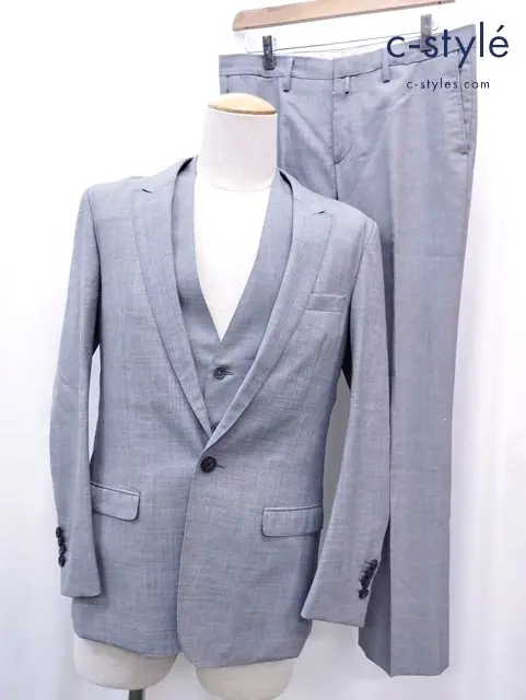 FACTOTUM ファクトタム 3ピーススーツ 46 グレー セットアップ