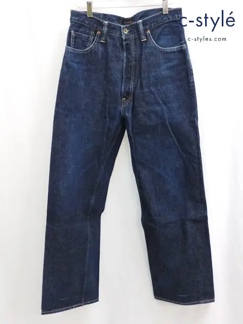 AT LAST & CO アットラスト デニムパンツ 32 インディゴ シンチバック 107