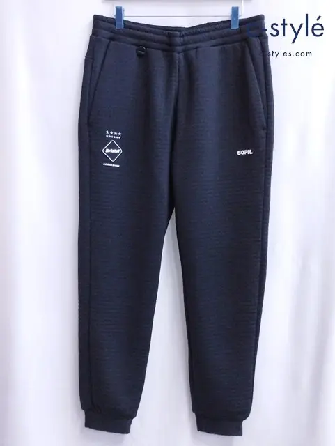 F.C.Real Bristol エフシーリアルブリストル スウェットパンツ XL ブラック POLARTEC
