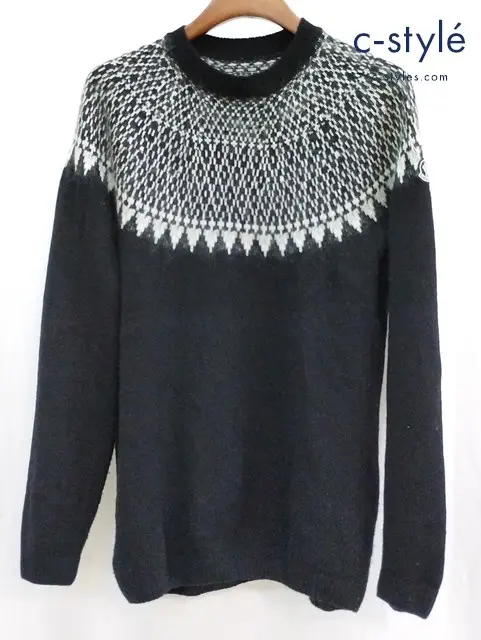 MONCLER ×FRAGMENT モンクレール×フラグメント ニット M ブラック系 GIROCOLLO TRICOT G209U9C00004