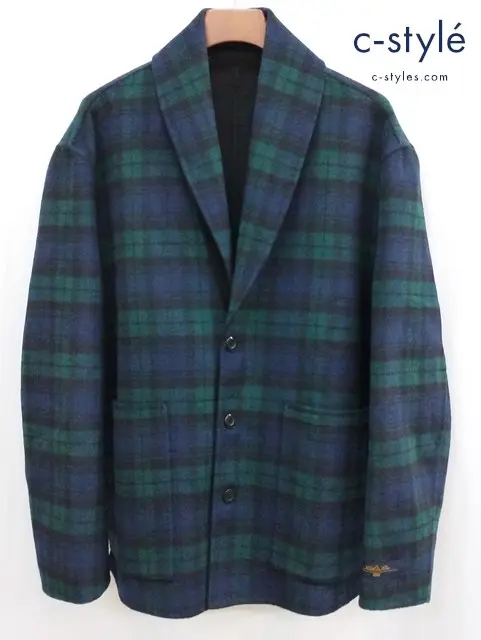 KITH キス Shawl Collar Gi ショールカラージャケット XXL マルチカラー ブラックウォッチ KH1319