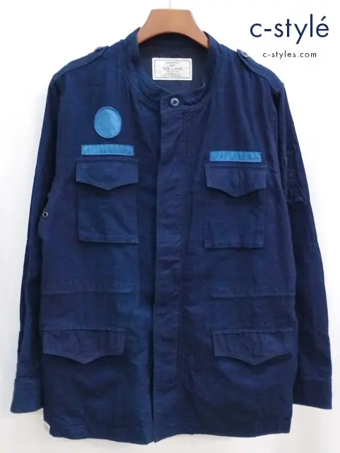 NEIGHBORHOOD ネイバーフッド M-65 フィールドジャケット L インディゴ 181AQNH-JKM04