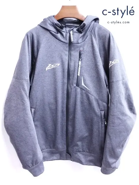 ROUGH&ROAD ラフアンドロード ジャケット L グレー RR7243 エアスルーライディングフーディFP