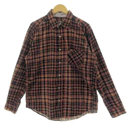 abx(エービーエックス) シャツ 長袖 コーデュロイ チェック