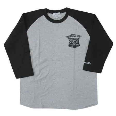 acoustic(アコースティック) 七分袖Tシャツ MOTORCYCLE CLUB AC22002