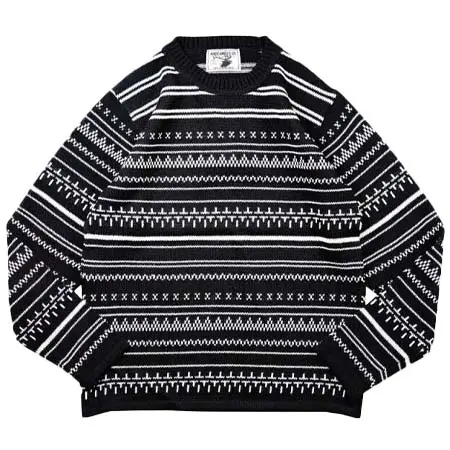 AND FAMILY(アンドファミリー) Spring Field Sweater（セーター） / ブラック