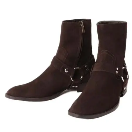 around the shoes(アラウンドザシューズ) アンドレア フェリ/ANDREA FERRI スエード リングブーツ