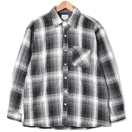 Backers(バッカーズ) Backers ブラッシュド 長袖チェックシャツ