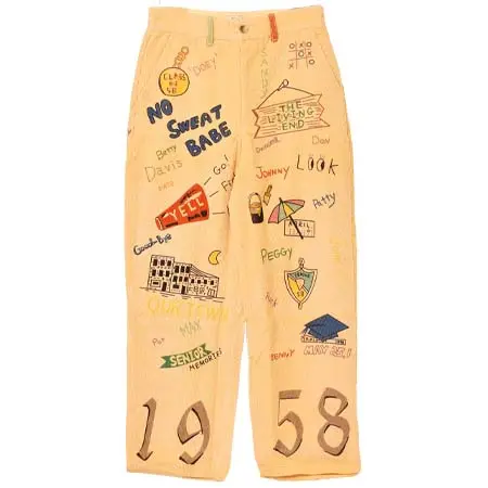 Backers(バッカーズ) Backers メモリアルペイントデザイン コーデュロイパンツ