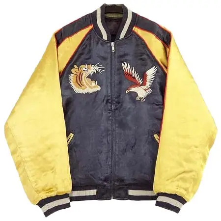 BackStreetCrawler(バックストリートクロウラー) 虎鷹地図 スカジャン