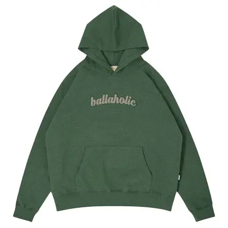 ballaholic(ボーラホリック) Logo Sweat Hoodie (heather green)