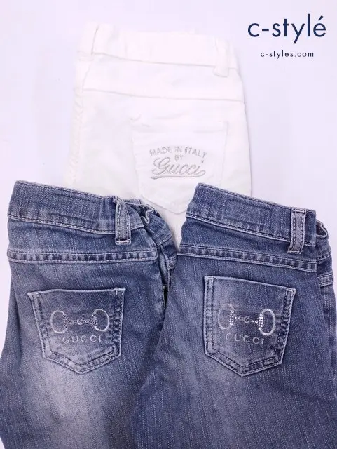 GUCCI グッチ デニムパンツ コーデュロイパンツ 4 5 イタリア製 キッズ 女の子 計3点
