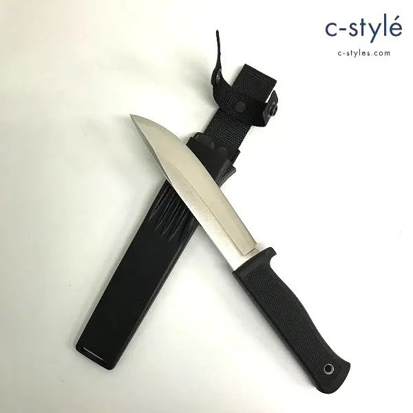 FALLKNIVEN ファルクニーベン シースナイフ A1 LAM.VG10 シルバー 鞘付き 全長:約28.1cm 刃渡:約15.4cm