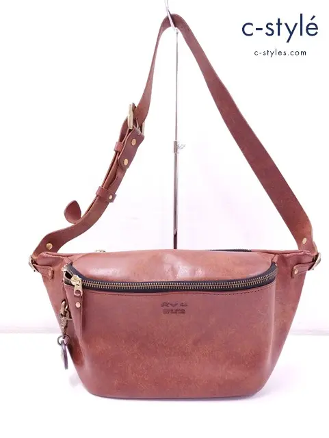 Ryu リュウ レザーボディバッグ ブラウン