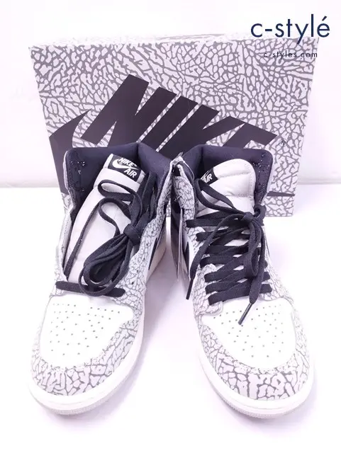 NIKE ナイキ スニーカー 27cm グレー系 AIR JORDAN 1 RETRO HIGH OG DZ5485 052