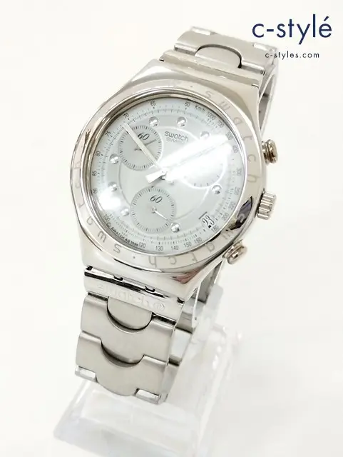 SWATCH スウォッチ 腕時計 シルバー クォーツ IRONY YCS400G