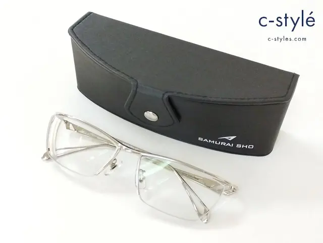 SAMURAI SHO サムライ翔 メガネ 57□16-137 シルバー 眼鏡