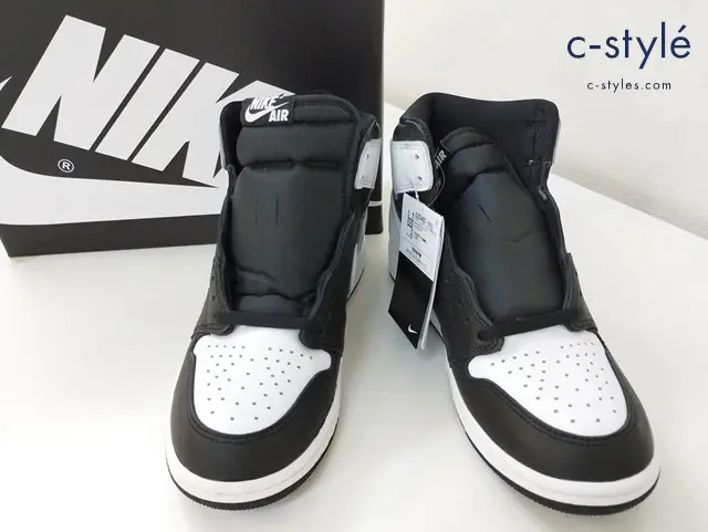 NIKE ナイキ スニーカー 27.5cm ブラック×ホワイト AIR JORDAN 1 RETRO HIGH OG DZ5485-010