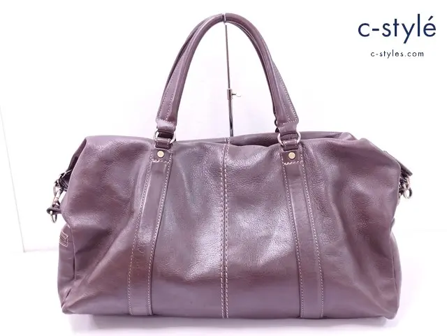 TSUCHIYA KABAN ツチヤカバン 土屋鞄 レザーボストンバッグ ブラウン ショルダーバッグ