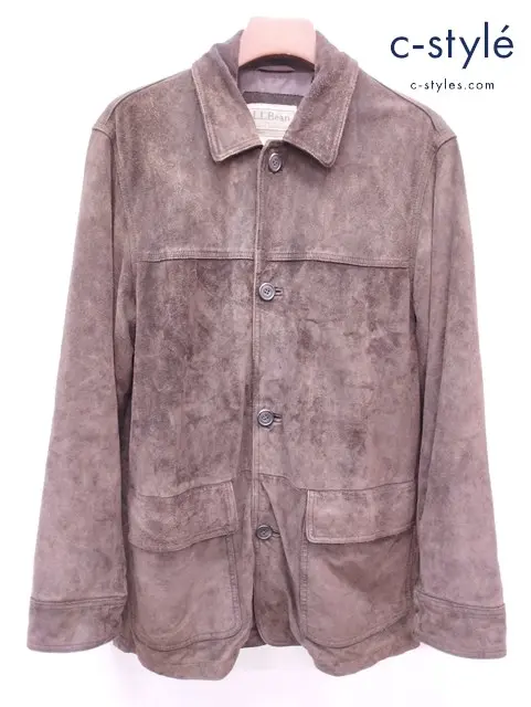 L.L.Bean エルエルビーン レザージャケット S ブラウン 3B