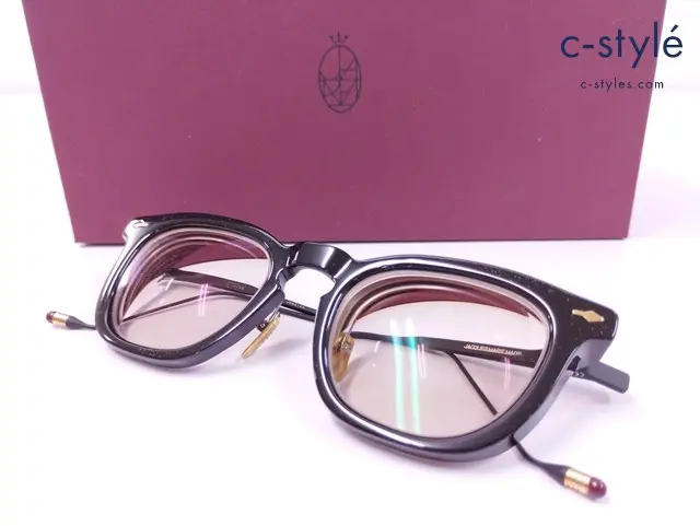 JACQUES MARIE MAGE ジャックマリーマージュ メガネ 48□22 ブラック BYRON JMMBY35 度入り