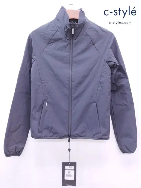 nobis ノビス ジャケット S/P ブラック STRATUS ブルゾン ダブルジップ