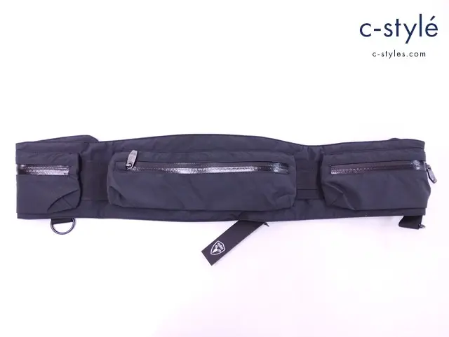 nobisu ノビス ボディバッグ ブラック CYLAR ウエストバッグ ウエストポーチ