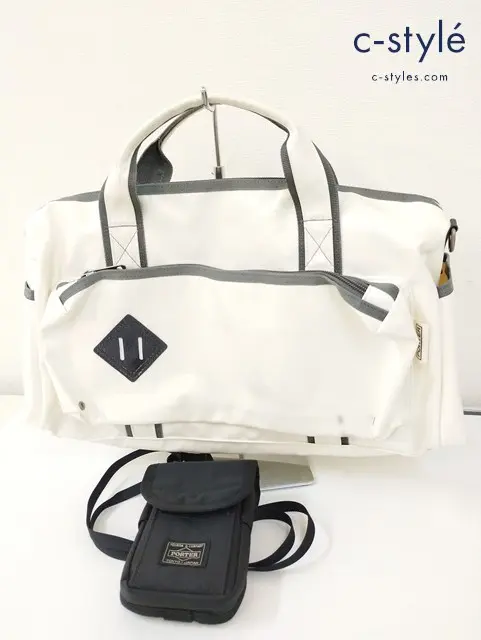 PORTER ポーター ショルダーポーチ トートショルダーバッグ ブラック ホワイト