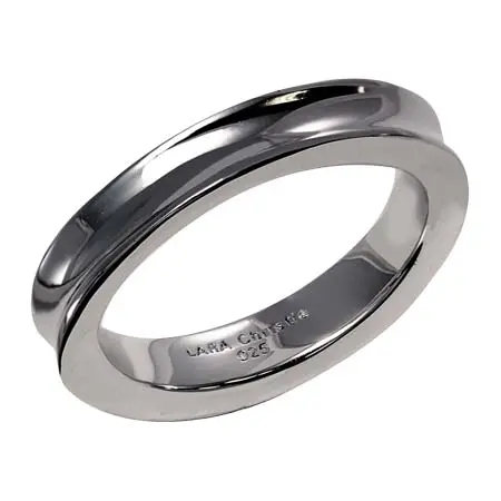 LARA Christie(ララクリスティー) リング 指輪 メンズ カーブ デザイン シルバー925 [ BLACK Label ] r14012-b