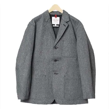 Le Sans Pareil(ルサンパレイユ) SALT&PAPPER TRADITIONAL LAPELD JACKET homme / ソルトアンドペッパーコットントラディショナルラペルジャケットオム
