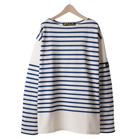 Le Sans Pareil(ルサンパレイユ) EXTRA COTTON RASCHEL BORDER MARIN SHIRT / エクストラ コットン ラッセル ボーダー マリンシャツ