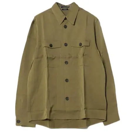 QASIMI(カシミ) ミリタリーシャツ